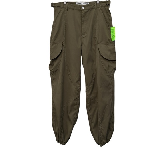 Très Rasché Olive Cargo Pants Utility Streetwear Small - Picture 1 of 11